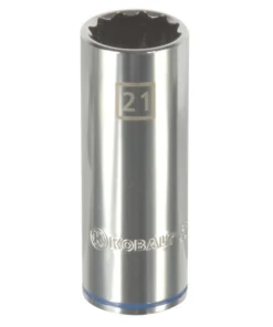 Kobalt Sockets & Socket Sets Metric 1/2-in Drive 12-point 21-mm Deep Socket
