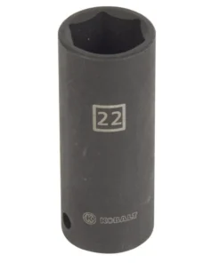 Kobalt Impact Sockets & Impact Socket Sets Metric 1/2-in Drive 22mm 6-Point Impact Socket