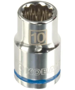 Kobalt Sockets & Socket Sets Metric 3/8-in Drive 12-point 10-mm Shallow Socket