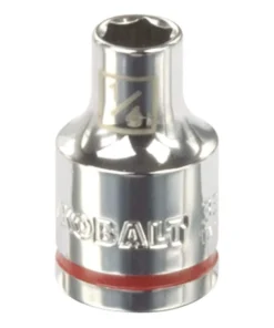 Kobalt Sockets & Socket Sets Standard (SAE) 3/8-in Drive 6-point 1/4-in Shallow Socket
