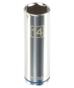 Kobalt Sockets & Socket Sets Metric 3/8-in Drive 6-point 14-mm Deep Socket