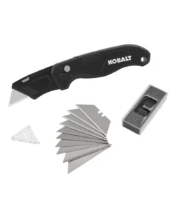 Kobalt Utility Knives Speed Release 10-Blade Folding Utility Knife with On Tool Blade Storage