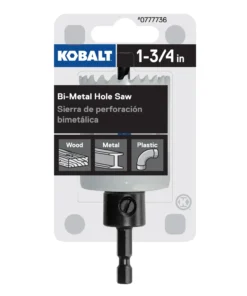 Kobalt Hole Saws & Kits 1-3/4-in Bi-Metal Arbored Hole Saw