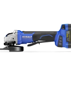 Kobalt Angle Grinders 5-in 24-Volt Max Paddle Switch Brushless Cordless Angle Grinder (1-Battery and charger Included)
