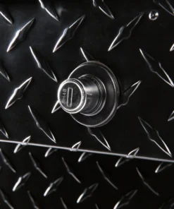 Kobalt Truck Tool Boxes 46.9-in x 15.8-in x 13-in Black Aluminum Crossover Truck Tool Box -Kobalt Sales Shop 08052741