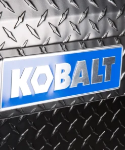 Kobalt Truck Tool Boxes 46.9-in x 15.8-in x 13-in Black Aluminum Crossover Truck Tool Box -Kobalt Sales Shop 08052744