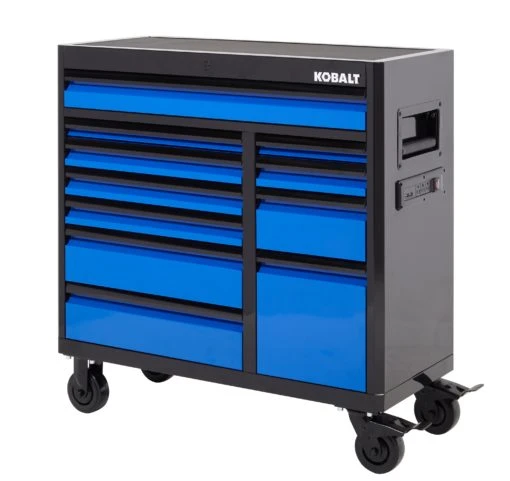 Kobalt Bottom Tool Cabinets 3000 Series 41-in W x 41-in H 11-Drawer Steel Rolling Tool Cabinet (Black) 5 Kobalt Bottom Tool Cabinets 3000 Series 41-in W x 41-in H 11-Drawer Steel Rolling Tool Cabinet (Black) -Kobalt Sales Shop 08061668