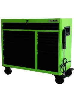 Kobalt Bottom Tool Cabinets 41-in W x 41-in H 11-Drawer Steel Rolling Tool Cabinet (Green)
