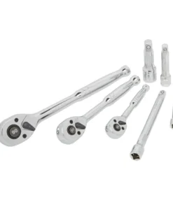 Kobalt Mechanics Tool Sets 189-Piece Standard (SAE) and Metric Combination Polished Chrome Mechanics Tool Set (1/4-in; 3/8-in) -Kobalt Sales Shop 08279900