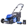 Kobalt Cordless Electric Push Lawn Mowers 40-Volt Max Brushless 20-in Self-propelled Cordless Electric Lawn Mower 5 Ah (Battery and Charger Included)