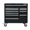 Kobalt Bottom Tool Cabinets 3000 Series 41-in W x 41-in H 11-Drawer Steel Rolling Tool Cabinet (Black)