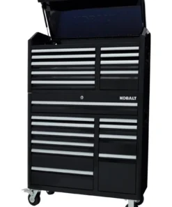 Kobalt Bottom Tool Cabinets 3000 Series 41-in W x 41-in H 11-Drawer Steel Rolling Tool Cabinet (Black) 12 Kobalt Bottom Tool Cabinets 3000 Series 41-in W x 41-in H 11-Drawer Steel Rolling Tool Cabinet (Black) -Kobalt Sales Shop 08545176