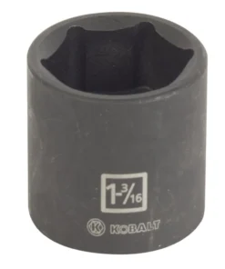 Kobalt Impact Sockets & Impact Socket Sets Standard (SAE) 1/2-in Drive 1-3/16-in 6-Point Impact Socket