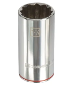 Kobalt Sockets & Socket Sets Standard (SAE) 1/2-in Drive 12-point 1-1/8-in Deep Socket