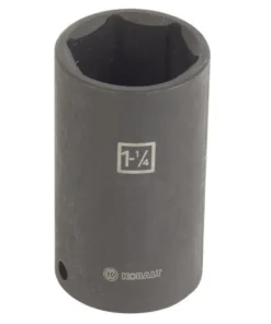 Kobalt Impact Sockets & Impact Socket Sets Standard (SAE) 1/2-in Drive 1-1/4-in 6-Point Impact Socket