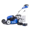 Kobalt Cordless Electric Push Lawn Mowers 80-Volt Max Brushless 21-in Self-propelled Cordless Electric Lawn Mower 6 Ah (Battery and Charger Included)