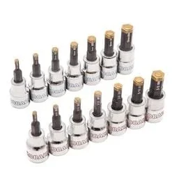 Kobalt Driver Sockets & Sets 14-Piece 3/8-in Drive Set Hex Bit Standard (SAE) and Metric Combination Driver Socket Set -Kobalt Sales Shop 099198812977lg