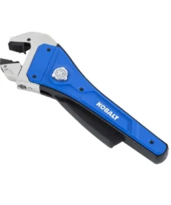 Kobalt Adjustable Wrenches Ratcheting Rapid Adjust 8-in Steel and Plastic Adjustable Wrench