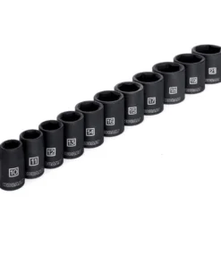 Kobalt Impact Sockets & Impact Socket Sets 11-Piece Metric 3/8-in Drive Set 6-Point Impact Socket Set -Kobalt Sales Shop 10012377