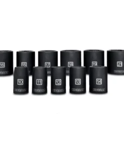 Kobalt Impact Sockets & Impact Socket Sets 11-Piece Metric 3/8-in Drive Set 6-Point Impact Socket Set -Kobalt Sales Shop 10012379