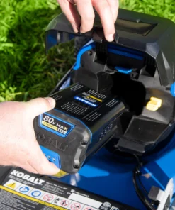Kobalt Cordless Electric Push Lawn Mowers 80-Volt Max Brushless 21-in Self-propelled Cordless Electric Lawn Mower 6 Ah (Battery and Charger Included) -Kobalt Sales Shop 10217255