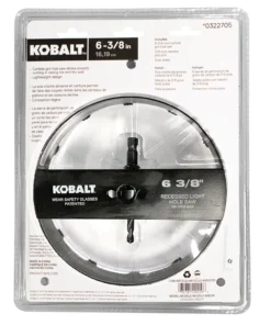 Kobalt Hole Saws & Kits 6-3/8-in Carbide-Grit Arbored Recessed Lighting Hole Saw -Kobalt Sales Shop 10507475