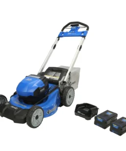 Kobalt Cordless Electric Push Lawn Mowers 80-Volt Max Brushless 21-in Self-propelled Cordless Electric Lawn Mower 4 Ah (Battery & Charger Included)