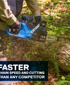 Kobalt Cordless Electric Chainsaws 80-Volt Max 18-in Brushless Cordless Electric Chainsaw 5 Ah (Battery & Charger Included) -Kobalt Sales Shop 12049906
