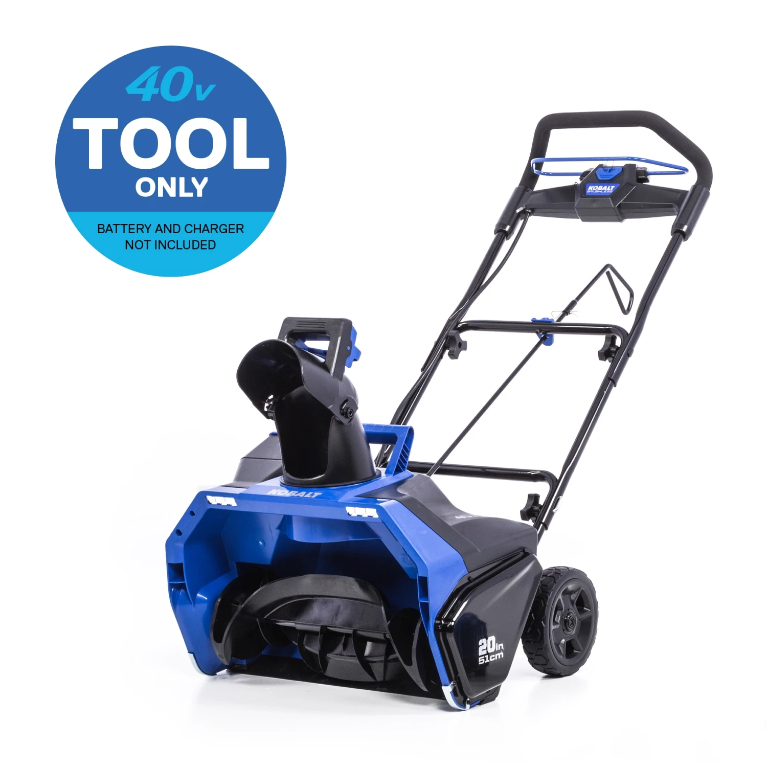Kobalt Cordless Electric Snow Blowers 40-Volt Max 20-in Single-stage Cordless Electric Snow Blower (Battery Not Included) 1 Kobalt Cordless Electric Snow Blowers 40-Volt Max 20-in Single-stage Cordless Electric Snow Blower (Battery Not Included)