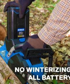 Kobalt Cordless Electric Chainsaws 80-Volt Max 18-in Brushless Cordless Electric Chainsaw 5 Ah (Battery & Charger Included) -Kobalt Sales Shop 12158300