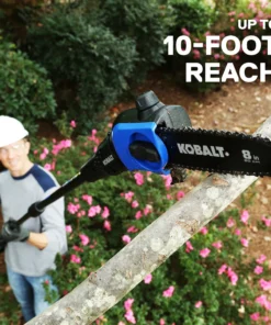 Kobalt Cordless Electric Pole Saws 40-Volt Max 8-in Cordless Electric Pole Saw (Battery & Charger Included) -Kobalt Sales Shop 12234439
