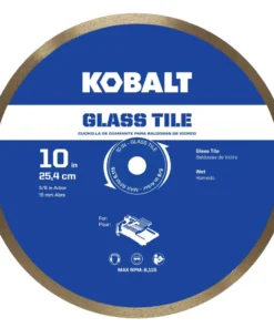 Kobalt Diamond Saw Blades 10-in Wet Glass Diamond Saw Blade