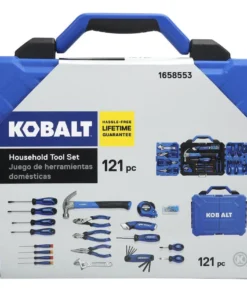 Kobalt Household Tool Sets 121-Piece Household Tool Set with Folding Case -Kobalt Sales Shop 15060475