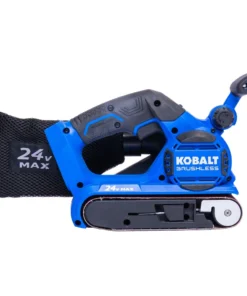 Kobalt Power Sanders Kobalt 24V MAX 24-Volt Brushless Cordless Variable Belt Sander with Dust Management