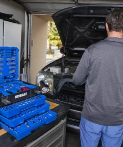 Kobalt Mechanics Tool Sets 319-Piece Standard (SAE) and Metric Combination Polished Chrome Mechanics Tool Set (1/4-in; 3/8-in) -Kobalt Sales Shop 15280778