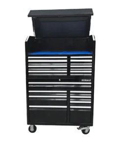 Kobalt Bottom Tool Cabinets 3000 Series 41-in W x 37.5-in H 8-Drawer Steel Rolling Tool Cabinet (Black) -Kobalt Sales Shop 15319017 scaled