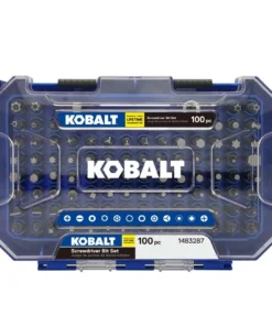 Kobalt Screwdriver Bits 1-in Set Steel Hex Shank Screwdriver Bit Set Screwdriver (100-Piece)