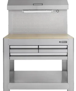 Kobalt Work Benches 45-in W x 36-in H 3-Drawer Wood Work Bench