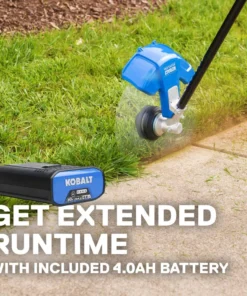 Kobalt Cordless Electric String Trimmers 40-Volt Max 16-in Straight Cordless String Trimmer with Attachment Capable and (Battery Included) -Kobalt Sales Shop 15728282