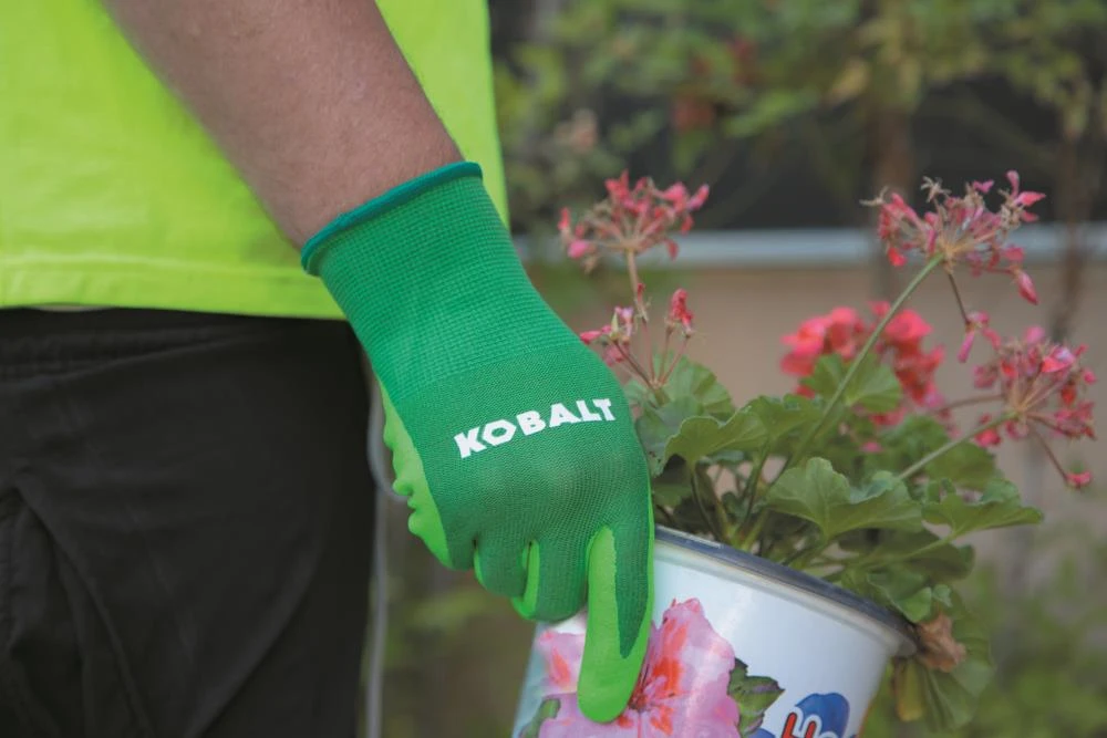 Kobalt Work Gloves Unisex Bamboo Nitrile Dipped Multipurpose Gloves, Large (1-Pair) 3 Kobalt Work Gloves Unisex Bamboo Nitrile Dipped Multipurpose Gloves, Large (1-Pair) - Image 3