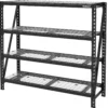 Kobalt Freestanding Shelving Units 84-in W x 24-in D x 84-in H 4-Tier Heavy Duty Steel Utility Shelving Unit