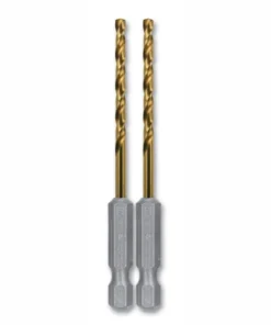 Kobalt Twist Drill Bits 2-Piece 1/8-in 2-1/2-in Titanium Coated Hss Twist Drill Bit