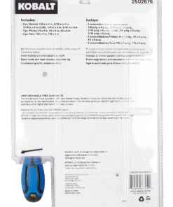 Kobalt Screwdrivers 10-Piece Plastic Handle Magnetic Set Screwdriver Set -Kobalt Sales Shop 17117347