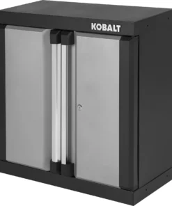 Kobalt Garage Cabinets 28-in W x 28-in H x 12.5-in D Steel Wall-mounted Garage Cabinet