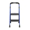 Kobalt Step Stools 2-Step 300-lb Capacity Black Steel Foldable Step Stool