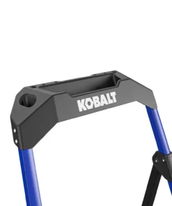 Kobalt Step Stools 2-Step 300-lb Capacity Black Steel Foldable Step Stool -Kobalt Sales Shop 17788047