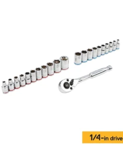 Kobalt Mechanics Tool Sets Centennial 100-Piece Standard (SAE) and Metric Combination Polished Chrome Mechanics Tool Set (1/4-in; 3/8-in) 16 Kobalt Mechanics Tool Sets Centennial 100-Piece Standard (SAE) and Metric Combination Polished Chrome Mechanics Tool Set (1/4-in; 3/8-in) -Kobalt Sales Shop 40333059