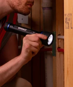 Kobalt Flashlights Virtually Indestructible Waterproof 600-Lumen LED Flashlight (Battery Included) -Kobalt Sales Shop 40778321 scaled