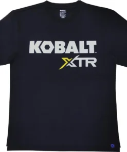 Kobalt Work Shirts Men's Large Textured Cotton Short sleeve Graphic T-shirt Work Shirt