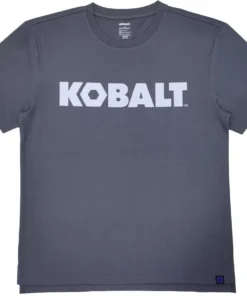 Kobalt Work Shirts Men's XX-Large Textured Cotton Short sleeve Graphic T-shirt Work Shirt